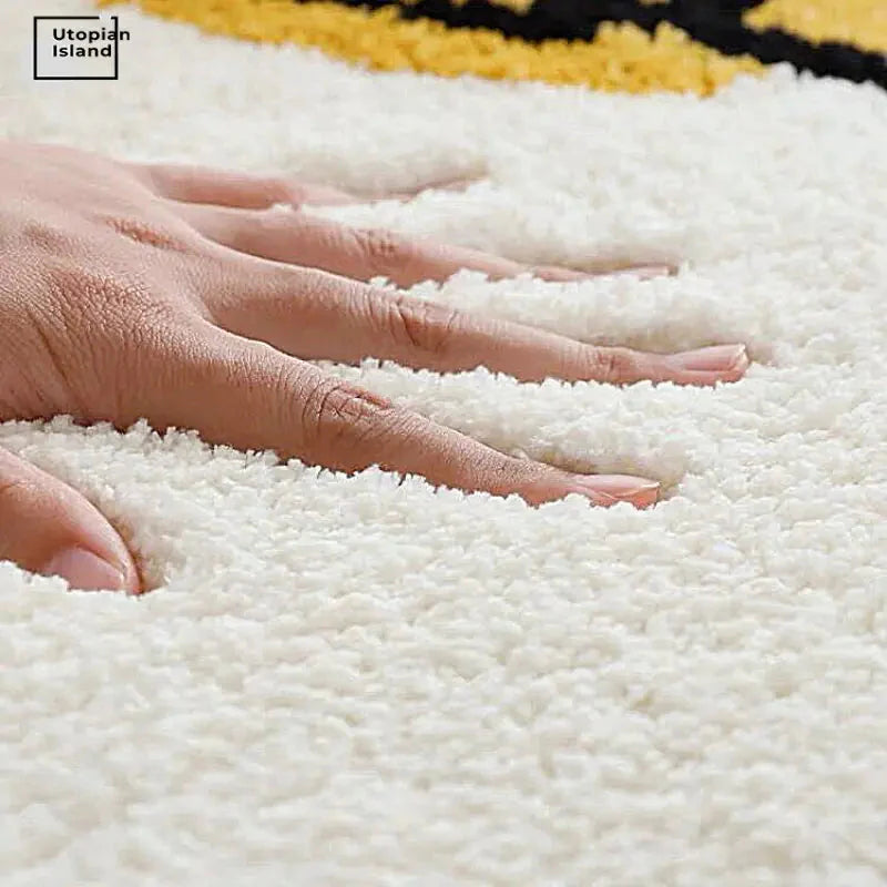 Elegantes Alfombrones para Mantener Fuera de las Alfombras en la Sala de Estar