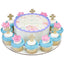 Gold Cross Cake Toppers - Religious Dessert Decorations