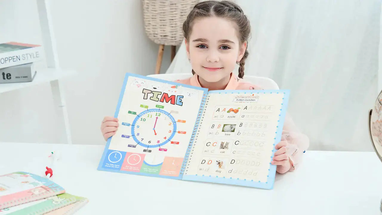 BrightChild™ Cahier Réutilisable pour Enfants