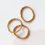 Pulsera de cuentas elástica para adultos de madera de ciprés