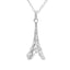 Colgante de Moda de Diamante Genuino en Plata Esterlina