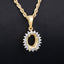 Colgante de Diamante Blanco Genuino de 0.13 Quilates en Oro Amarillo de 14K