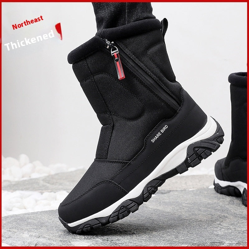 Botas de Nieve Gruesas para Hombre para el Invierno al Aire Libre