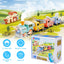 Electric Train Set with Remote Control and Realistic Features