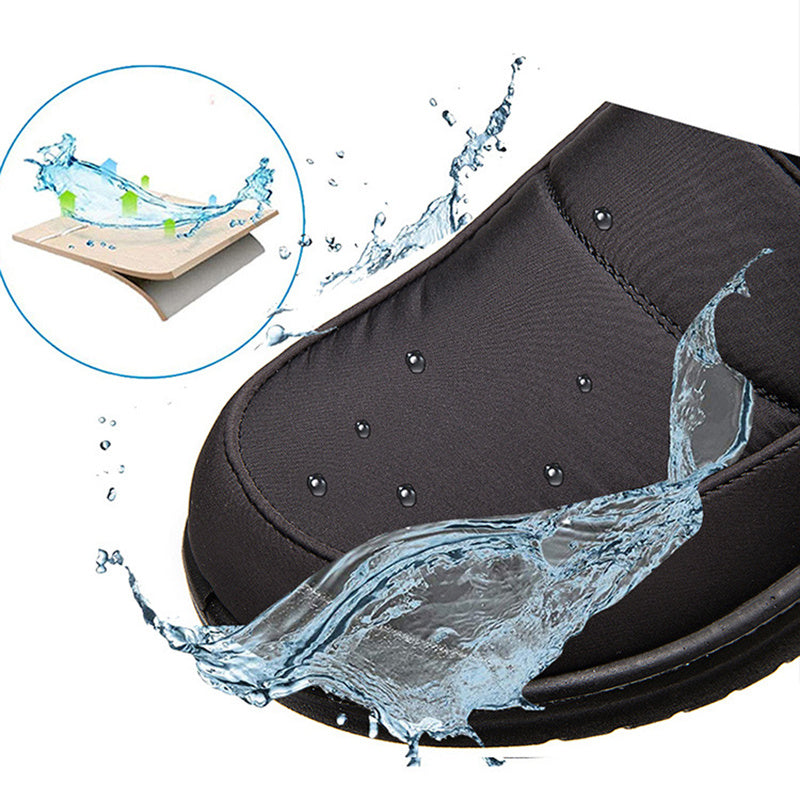 Bottes de cheville imperméables élégantes pour femmes - Talons plats