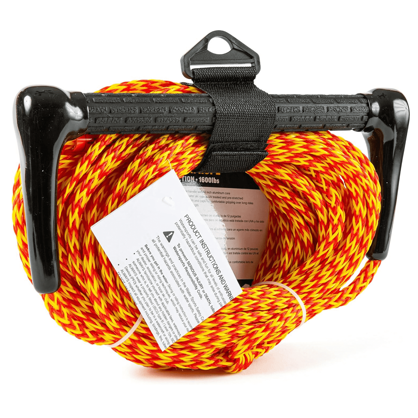 Cuerda de remolque WOW Watersports de 75 pies con mango flotante