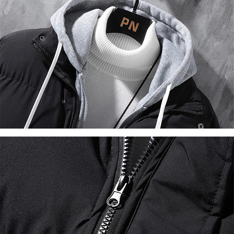 Men's Winter Hooded Parka - Stylish and Comfortable