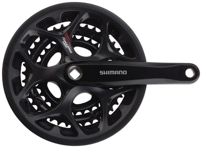 Juego de bielas Shimano Tourney FC-A073 - 170 mm 7/8 velocidades con guardacadenas