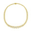 Collar Declarativo Riviera de Diamantes en Oro Amarillo de 10K
