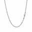 14k White Gold Diamond Cut Cable Link Chain - 2.3mm