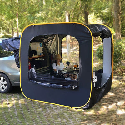 Pop-up Outdoor Camping Car Tail Tent - Waterproof Sunshade