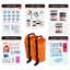 WSK Essential Survival Kit for Up To 4 People plus Dry Bag - Korvel