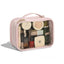 Premium Leather Transparent Cosmetic Bag for Travel