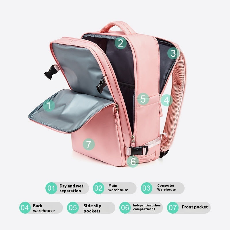 Mochila Expandible Premium para Viajes y Negocios