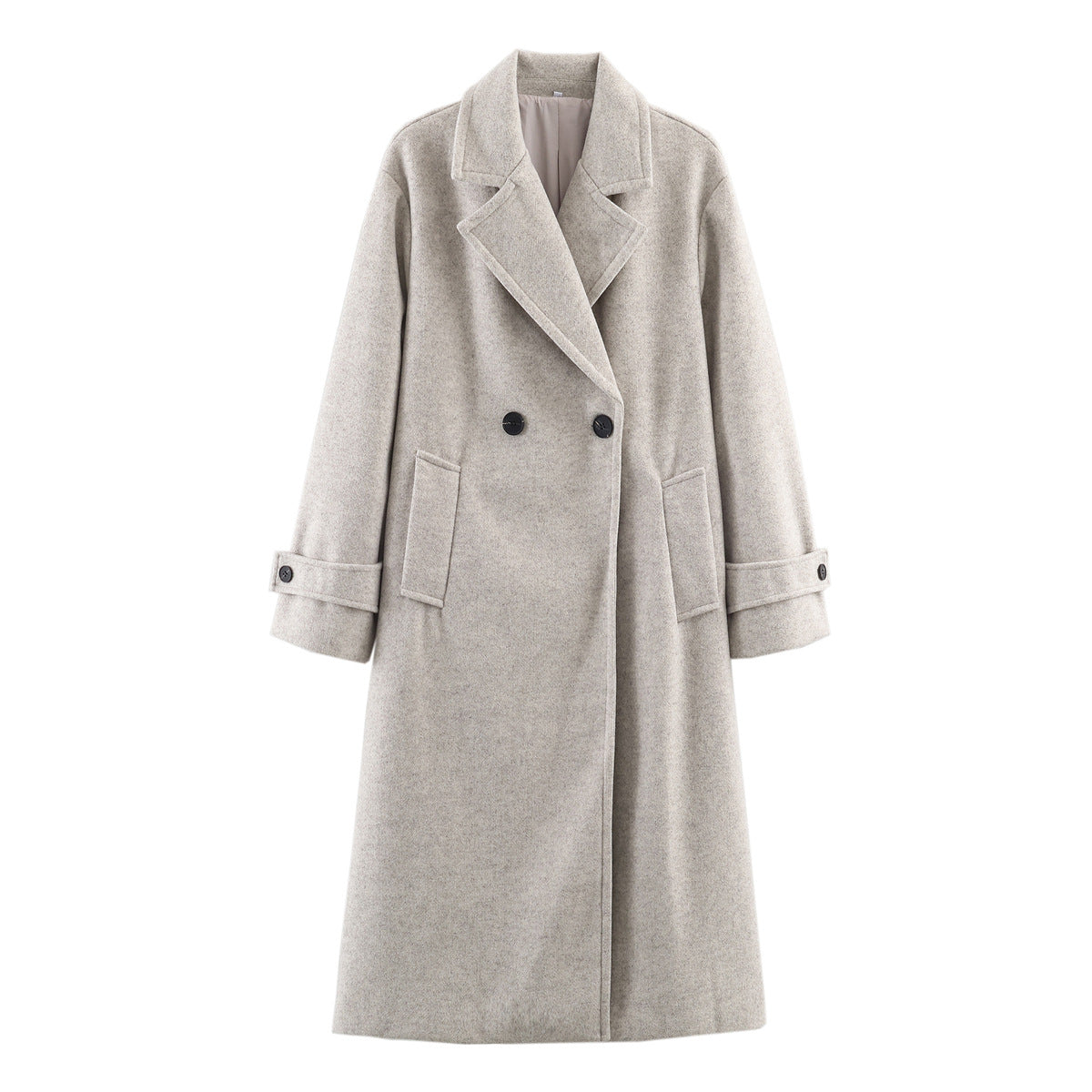 Manteau long élégant minimaliste pour femmes