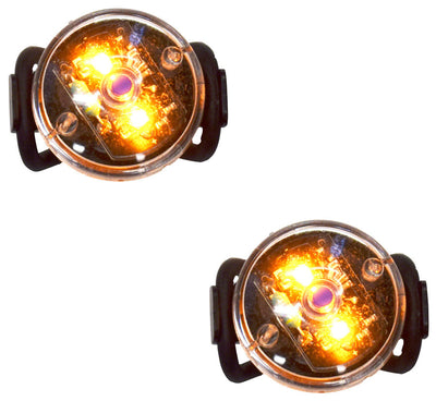 Planet Bike Button Blinky Side Light Set - Amber