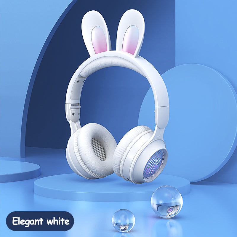 Casque sans fil Rabbit Ear avec design lumineux