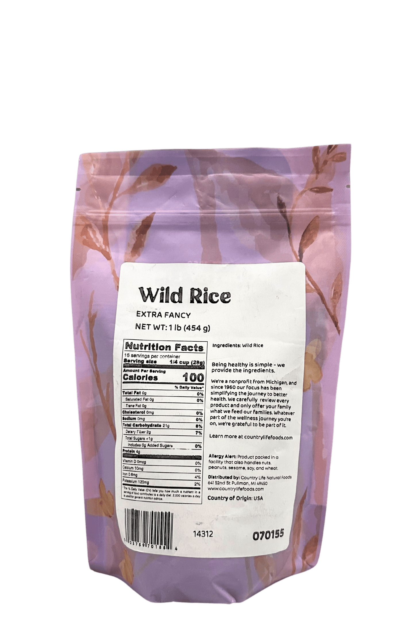 Riz sauvage extra fin - Qualité premium