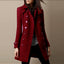 Ladies Spring Long Wool Trench Coat