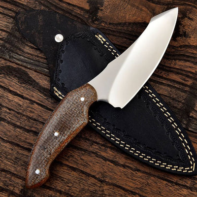 Premium Custom D2 Steel Hunting Knife with G10 Grip – 9" | KBS Knives - Korvel