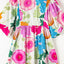 Chic Floral Tie Neck Dress - Elegant & Versatile for Every Occasion - Korvel