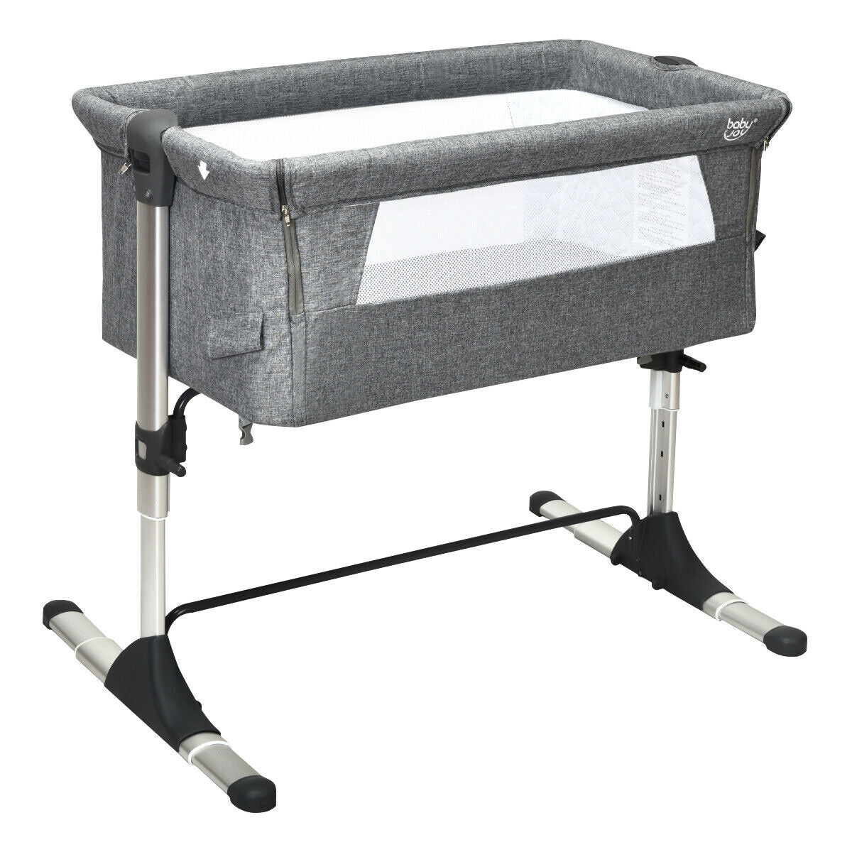 Travel Portable Baby Bed Side Sleeper Bassinet Crib - Gray