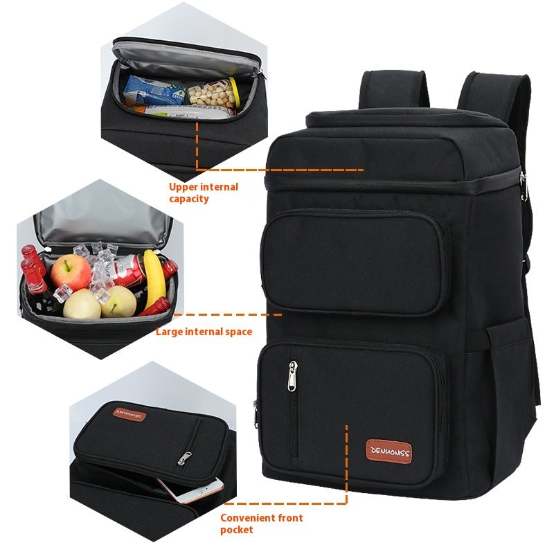 Sac à dos de préservation thermique à double couche