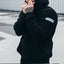Men's Plush Long-Sleeved Hoodie with Big Pocket