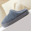 Chaussons en coton à carreaux pour hommes - Chaussures d'intérieur confortables
