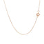 14k Rose Gold Diamond Cut Cable Link Chain - 0.7mm