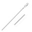 14k White Gold Round Wheat Chain - 1.2mm