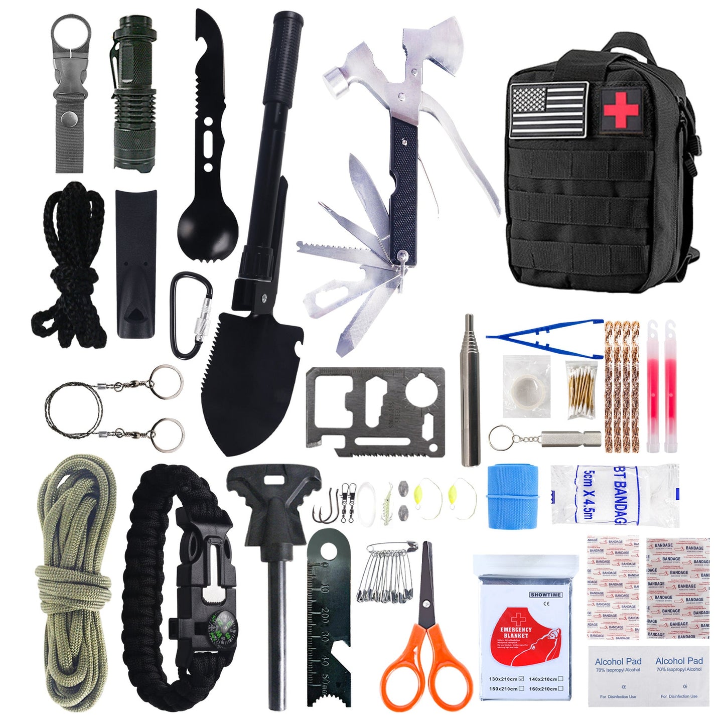 Multifunctional Outdoor Camping Equipment Suit