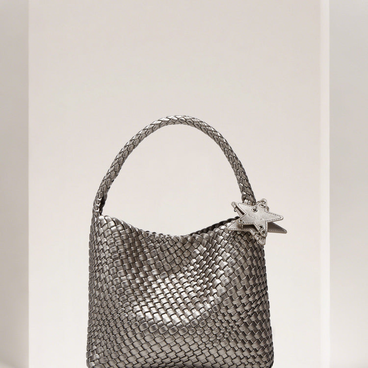 Premium Hand-woven Shopper Bag with Large Capacity