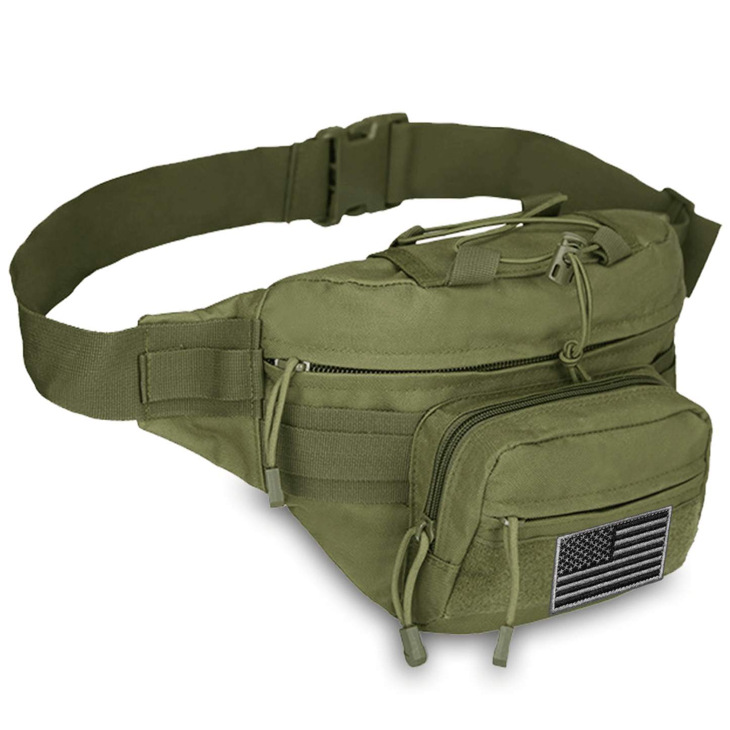 Bolsa de Cintura Táctica para Caza XGear con Parche de Bandera de EE. UU.