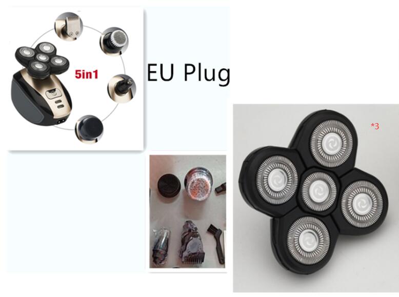 Rasoir Électrique Multifonction 5-en-1 pour Hommes