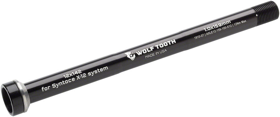 Wolf Tooth Rear Thru Axle - M12 1.0 x 159mm for X12 x 142mm