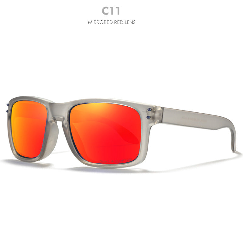 Square Sports Sunglasses for Men and Women - Multi-Color