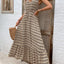 Chic Vintage V-Neck Midi Dress with Tie Waist - Effortlessly Elegant for Every Occasion - Korvel