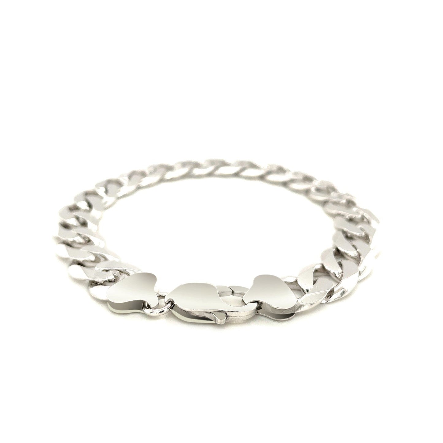 Bracelet en argent sterling plaqué rhodium - 11,6 mm