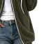 Cozy Fleece Zip-Up Hooded Jacket - Plus Size