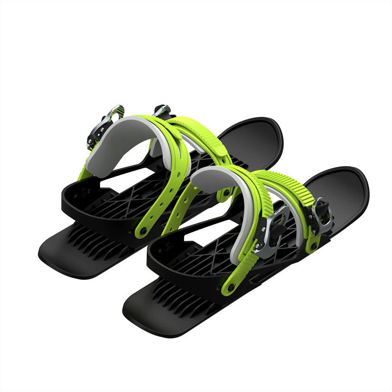 Mini Ski Skates - Portable Adjustable Skiboard Shoes