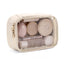 Premium Leather Transparent Cosmetic Bag for Travel