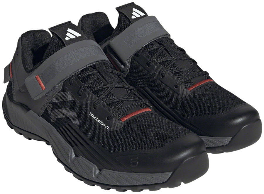 Zapatos de montaña Five Ten Trailcross Clipless - Mujer Negro/Gris/Rojo 10.5