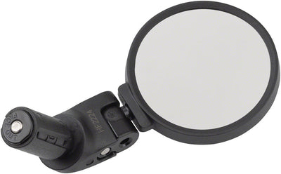 MSW Adjustable Handlebar Mirror - Stainless Steel Lens
