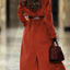 Elegant Solid-Color Women's Overcoat for Fall/Winter