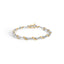 10K Yellow and White Gold Diamond 'S' Link Bracelet - 2.00 Cttw