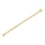 Bracelet en or jaune 14K avec diamants en lien géométrique