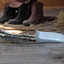 Ridge Rider – Unique Antler Handle Cross Draw Knife - Korvel