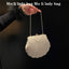 Sac à bandoulière élégant en forme de coquillage pour femmes