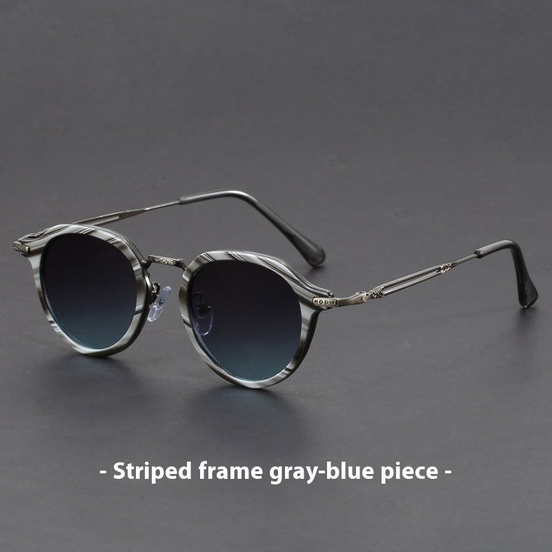 Premium Metal Circle Frame Sunglasses for Men and Women